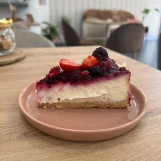 Cheesecake con frutos rojos