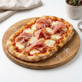 Pinsa clásica prosciutto