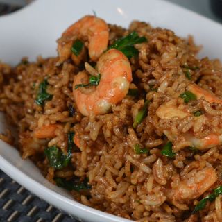 Riz Sauté Aux Crevettes
