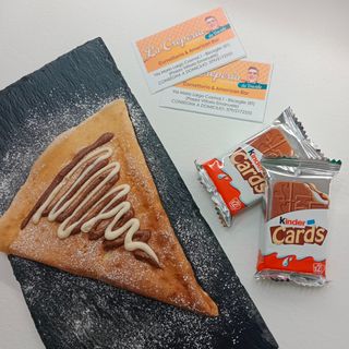 Crêpes con Kinder Cards