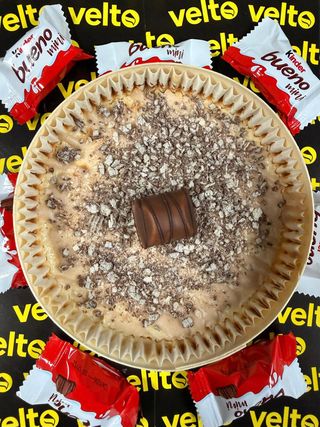 TARTA DE QUESO Y KINDER