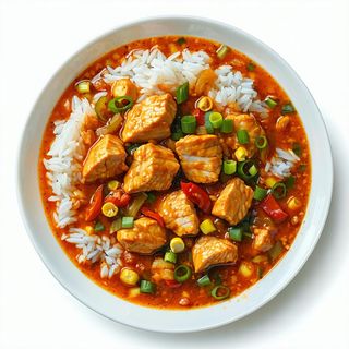 379. Riso pollo curry