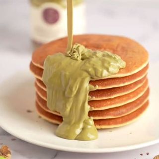 Pancake  Con Crema De Pistacho