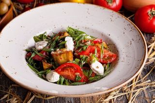 Хрустящие баклажаны с творожным сыром  