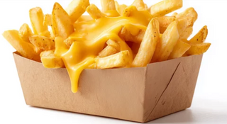 Patatas fritas con queso