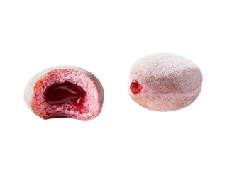 Mini gogoașă Berlineză cu umplutură de fructe de pădure