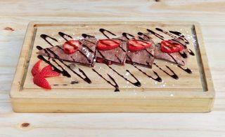 Quesadilla de Morango e Nutella