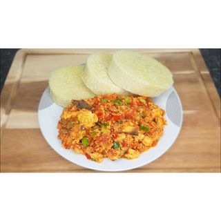 Yam and Stew (with Protein)