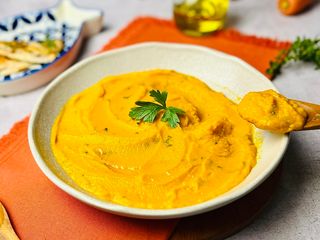 Puré de Grão e Cenoura