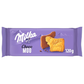 Milka Choco Moo Ciastka oblane czekoladą mleczną 120 g