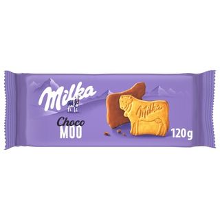 Milka Choco Moo Ciastka oblane czekoladą mleczną 120 g