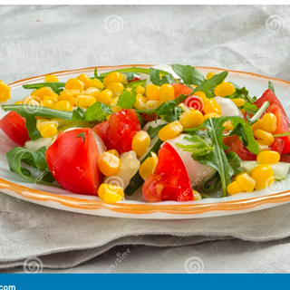 Pomodoro, , mais, rucola