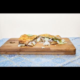 Focaccia doner kebab