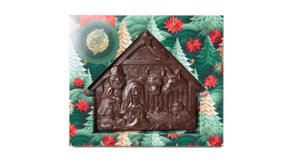 Szopka z czekolady deserowej