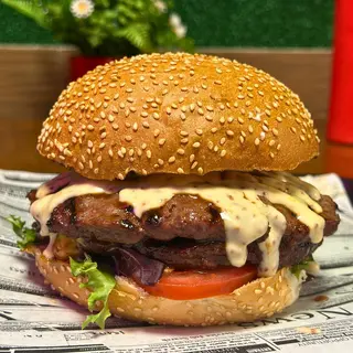 Hamburguesa Doble De Ternera Con Queso