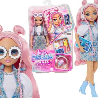 Papusa blonda, Barbie, 9 accesorii, 30cm, Roz [4203518]
