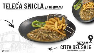 Teleća šnicla sa gljivama