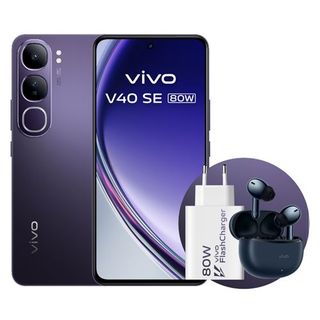 Vivo V40 Se 5G 6,67'' 256Gb Negro + Auriculares Noise Cancelling Vivo Tws 3E Con Estuche De Carga + Cargador Vivo 80W Flashcharge - 8437021224399