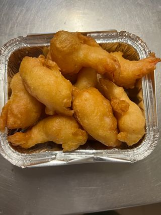 Gamberi fritti 炸虾
