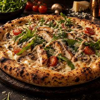 Pizza Pollo & Rúcula 450°