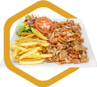 Menú Kids Mini Plato Kebab De Pollo