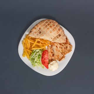 Pileća šnicla na žaru velika porcija