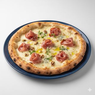 Noci, gorgonzola e speck (bianca)