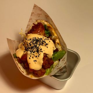Pita de Pollo Coreano