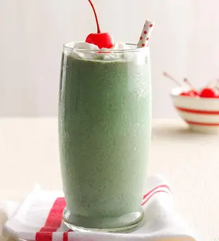 lait sirop menthe