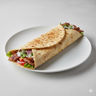 Wrap De Kebab De Ternera