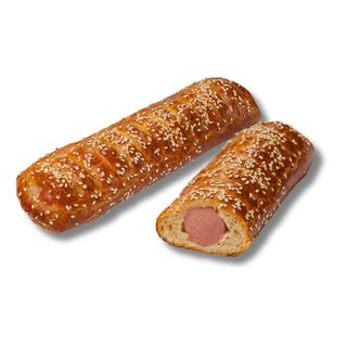 Трубочка з сосискою в кунжуті XL (190г)