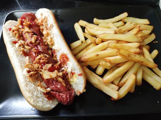 Frankfurt Y Patatas Fritas