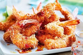 Creveti panko cu sweet chilly