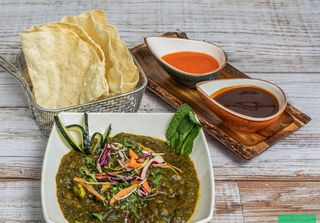 Prawns Hariyali Curry