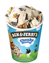 Ben & Jerry's Chunky Monkey 465ml.
