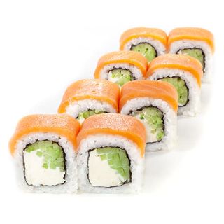 Рол Фiладельфiя з копченим лососем (235г)