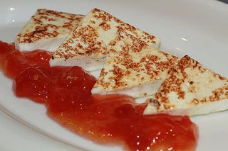 Queso fresco a la plancha