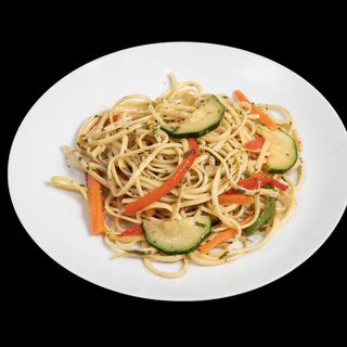 Tallarines con verduras