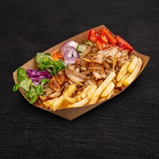 Kebab na talerzu mały