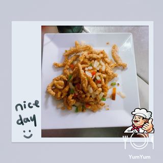 Pollo Con Salsa Pimienta Negra