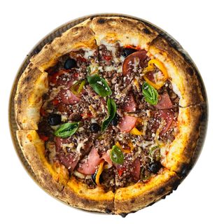 pizza beef and love