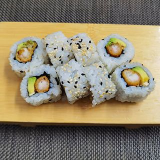 California tempura de gambas 