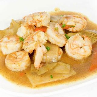 82. Gamberi  al curry