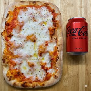 Pinsa margherita + bibita