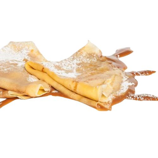 Crepe de dulce de leche