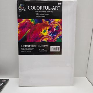 Холст Белый На Подрамнике.  Размер 40на60см. Цена 3600тг