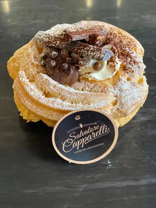 Zeppolone a Nutella