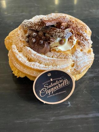 Zeppolone a Nutella