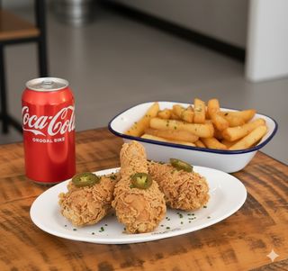Combo pollo frito al estilo cajún (3 pzs.)