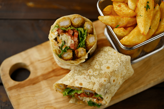 Crunchy Chicken Strip Wrap